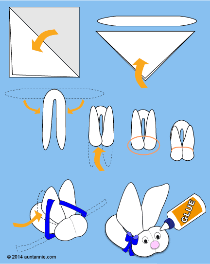  How to make Washcloth Bunny