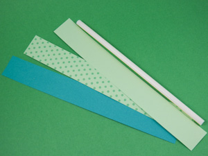 Cut strips of paper