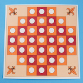 French Board Solitaire game board
