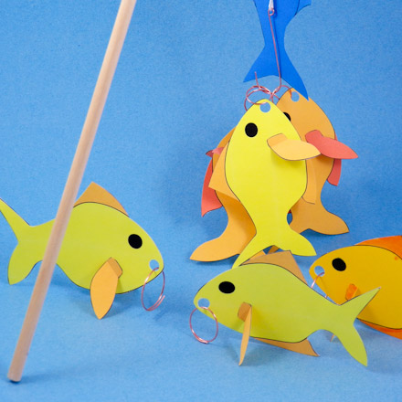 Fishing Game - Games To Make - Aunt Annie's Crafts