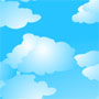 ePaper: Clouds in blue sky