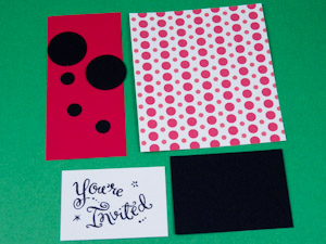 Cardstock cut for card 5