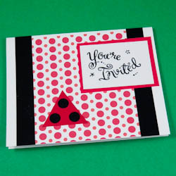 Card 6 using 4.25" by 3.75" inch patterned piece