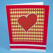 Card 5 using 3.5" by 3.75" inch patterned piece