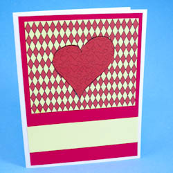 Card 6 using 3.75" by 3.5" inch patterned piece