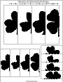Pattern for shamrock templates