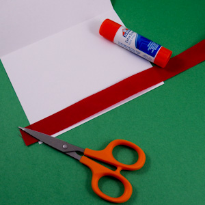 Glue edge ribbon and trim