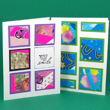 Example Serendipity Square Cards