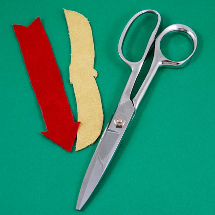 Leather scissors
