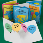New Year Pop-Up Cards