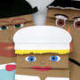 Paper Bag Hand Puppets - Clever Gretel, Mayor and Banker