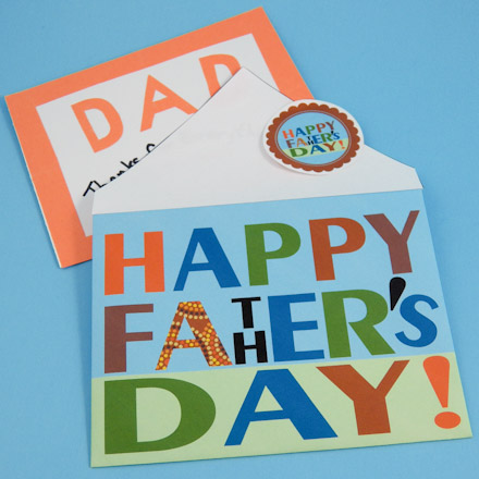 Father's Day envelope
