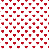 Digital paper: Little red hearts