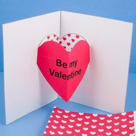 How To Make A Heart Pop-Up Card - Valentine'S Day Crafts - Aunt Annie'S  Crafts