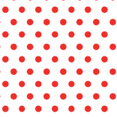 Digital paper: Red Polka Dots on White